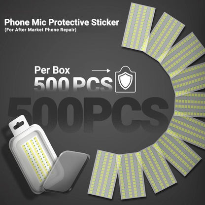 2UUL DA32 500 in 1 Phone Mic Protective Sticker - Adhesive Sticker by 2UUL | Online Shopping UK | buy2fix