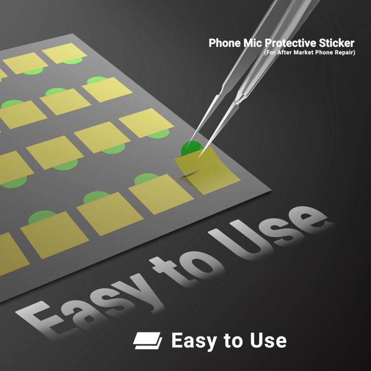 2UUL DA32 500 in 1 Phone Mic Protective Sticker - Adhesive Sticker by 2UUL | Online Shopping UK | buy2fix