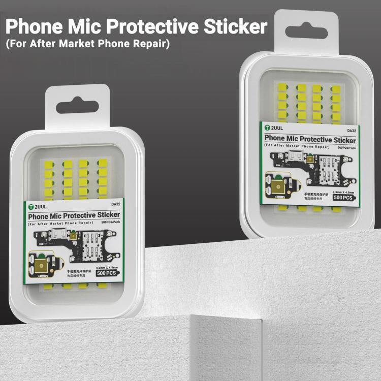 2UUL DA32 500 in 1 Phone Mic Protective Sticker - Adhesive Sticker by 2UUL | Online Shopping UK | buy2fix