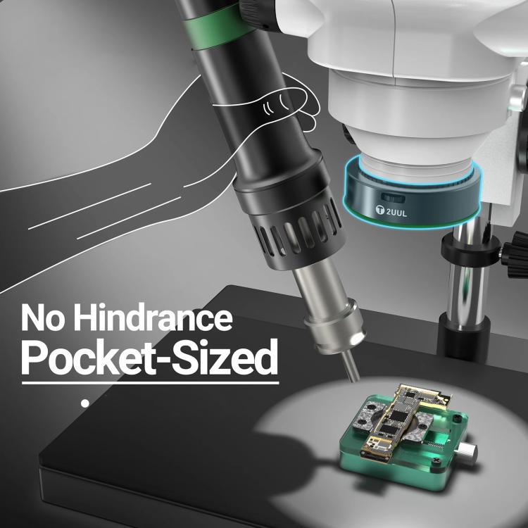 2UUL MS97 Dust-Proof / Oil Proof / Anti-Smoke Microscope Adjustable Polarized Light - Microscope Magnifier Series by 2UUL | Online Shopping UK | buy2fix