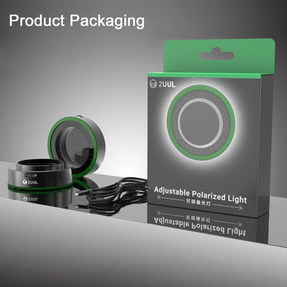 2UUL MS97 Dust-Proof / Oil Proof / Anti-Smoke Microscope Adjustable Polarized Light - Microscope Magnifier Series by 2UUL | Online Shopping UK | buy2fix