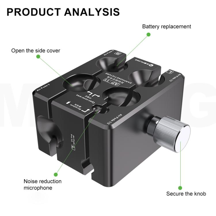 Mijing MP-11 Earphone Repair Fixture for AirPods 1 / 2 / 3 / AirPods Pro 1 / 2 - Repair Fixture by MIJING | Online Shopping UK | buy2fix