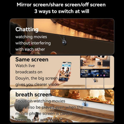 Yesido TV15 Wireless Display Adapter 2.4GHz / 5GHz WiFi Screen Mirroring Dongle(Grey) - Wireless Display Dongle by Yesido | Online Shopping UK | buy2fix