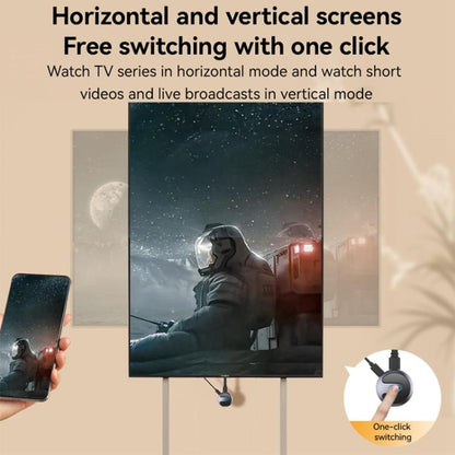 Yesido TV15 Wireless Display Adapter 2.4GHz / 5GHz WiFi Screen Mirroring Dongle(Grey) - Wireless Display Dongle by Yesido | Online Shopping UK | buy2fix