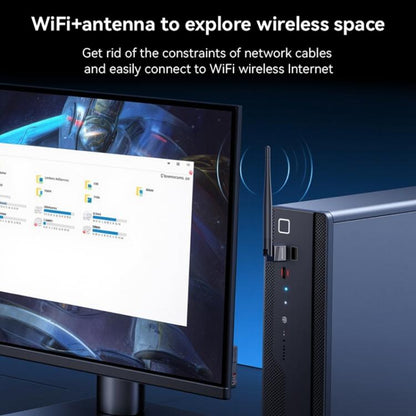 Yesido WP11 WiFi4 Wireless Dongle 150Mbps High Speed USB Adapter with External Antenna(Black) - Wireless Display Dongle by Yesido | Online Shopping UK | buy2fix