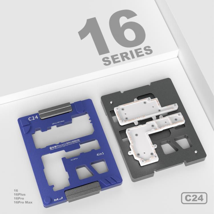 Mijing C24 Motherboard Layered Testing Fixture for iPhone 16 Series - Repair Fixture by MIJING | Online Shopping UK | buy2fix