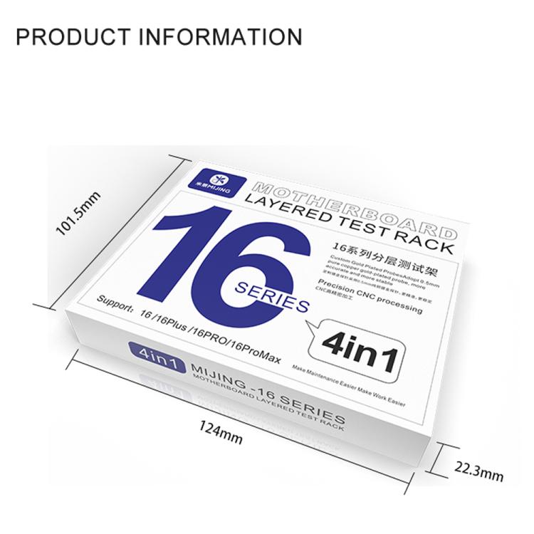 Mijing C24 Motherboard Layered Testing Fixture for iPhone 16 Series - Repair Fixture by MIJING | Online Shopping UK | buy2fix