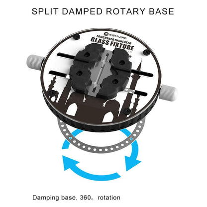 Mijing GK20 360 Rotating High Temperature Resistant Glass Motherboard PCB Fixture - Repair Fixture by MIJING | Online Shopping UK | buy2fix