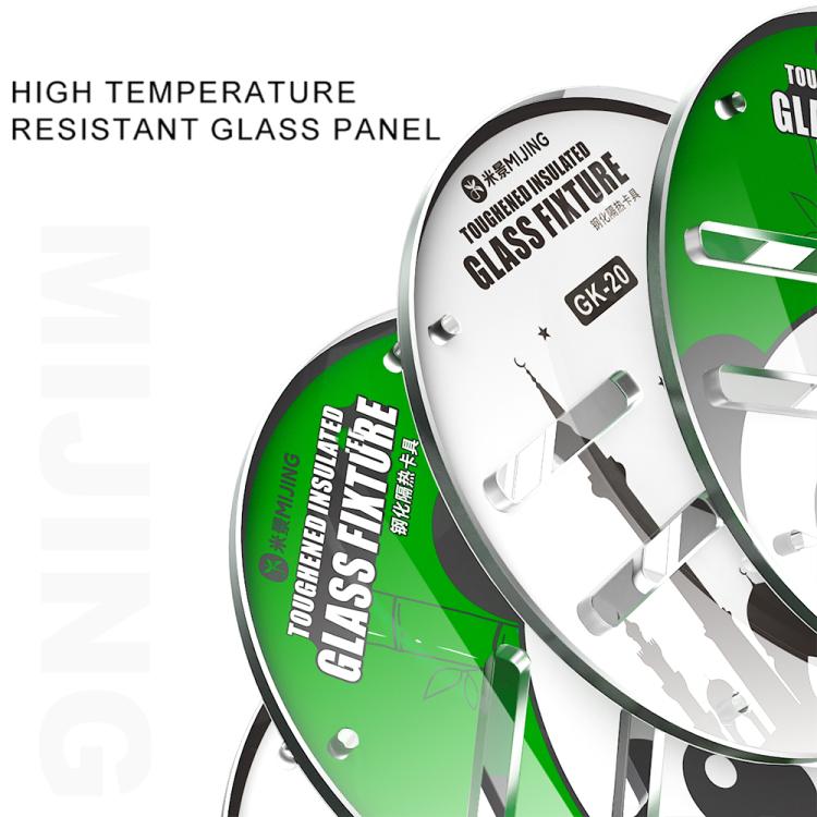 Mijing GK20 360 Rotating High Temperature Resistant Glass Motherboard PCB Fixture - Repair Fixture by MIJING | Online Shopping UK | buy2fix