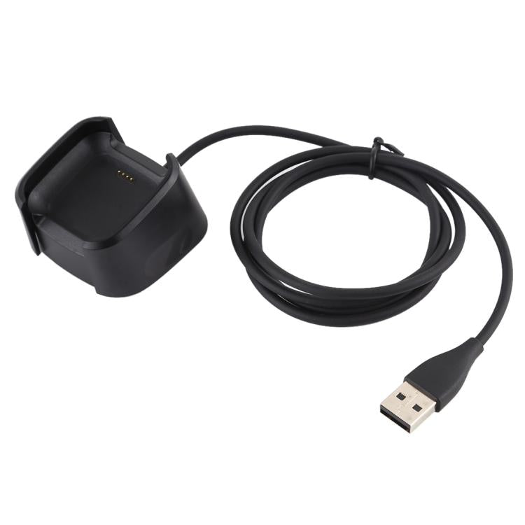 For Fitbit Versa 2 xDfind USB-A Port Watch Charging Dock Base Stand Holder, Length: 1m(Black) - Charger by xDfind | Online Shopping UK | buy2fix