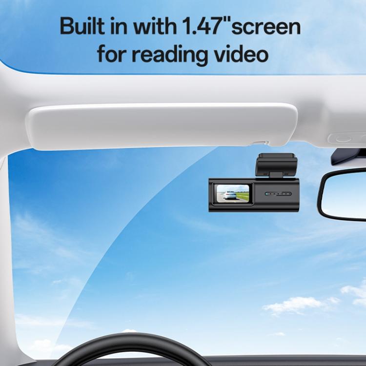 Yesido KM21 1K HD Camera Car Driving Recorder with 1.47 inch Screen(Black) - Car DVRs by Yesido | Online Shopping UK | buy2fix