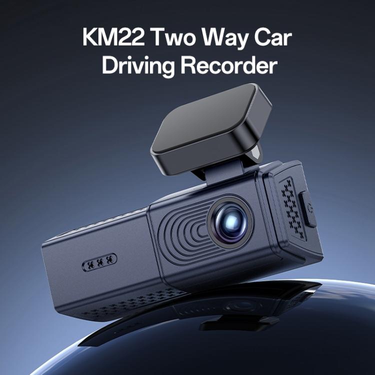 Yesido KM22 1K HD Dual Dash Camera Car Driving Recorder with 1.47 inch Screen(Black) - Car DVRs by Yesido | Online Shopping UK | buy2fix