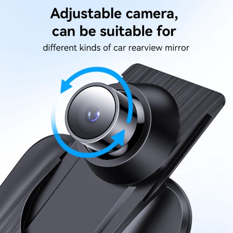 Yesido KM24 9.66 inch HD Image Reversing Assist CarPlay Streaming Rearview Mirror Dash Cam(Black) - Car DVRs by Yesido | Online Shopping UK | buy2fix