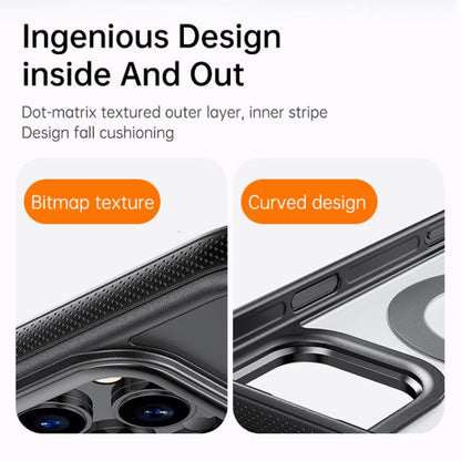 For iPhone 16 Gear 360 Rotation MagSafe Holder Phone Case(Black) - iPhone 16 Cases by buy2fix | Online Shopping UK | buy2fix