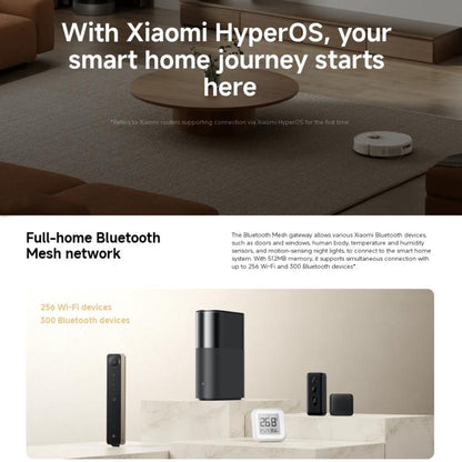 Xiaomi Whole Home Router BE3600 Pro WiFi 7 Bluetooth Mesh Gateway 2.5G Port Dual Band, US Plug(Grey) - Wireless Routers by Xiaomi | Online Shopping UK | buy2fix