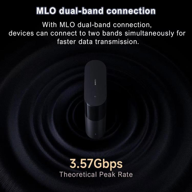 Xiaomi Whole Home Router BE3600 Pro WiFi 7 Bluetooth Mesh Gateway 2.5G Port Dual Band, US Plug(Grey) - Wireless Routers by Xiaomi | Online Shopping UK | buy2fix