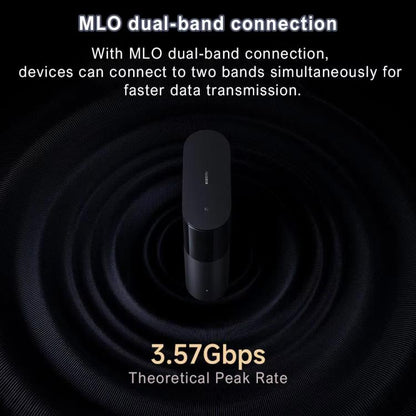 Xiaomi Whole Home Router BE3600 Pro WiFi 7 Bluetooth Mesh Gateway 2.5G Port Dual Band, US Plug(Grey) - Wireless Routers by Xiaomi | Online Shopping UK | buy2fix