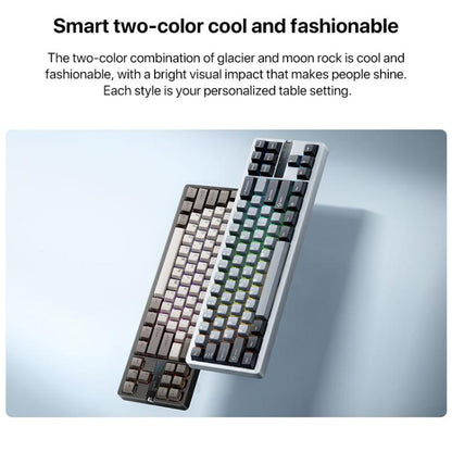 Xiaomi Mechanical Keyboard MK71 Pro Wired / 2.4G / Bluetooth Triple Mode Gaming Keyboard(Moon Rock) - Wireless Keyboard by Xiaomi | Online Shopping UK | buy2fix