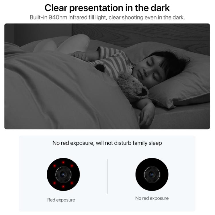 Original Xiaomi Smart Camera Video Call Edition Support One-click Call / AI Intelligent Detection, US Plug(White) - Wireless Camera by Xiaomi | Online Shopping UK | buy2fix