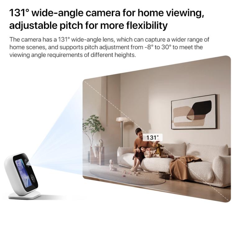 Original Xiaomi Smart Camera Video Call Edition Support One-click Call / AI Intelligent Detection, US Plug(White) - Wireless Camera by Xiaomi | Online Shopping UK | buy2fix
