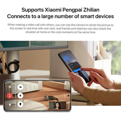 Original Xiaomi Smart Camera Video Call Edition Support One-click Call / AI Intelligent Detection, US Plug(White) - Wireless Camera by Xiaomi | Online Shopping UK | buy2fix