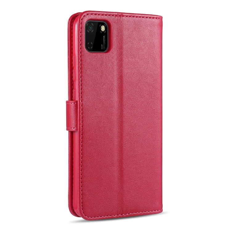 For Huawei Y5p AZNS Sheepskin Texture Horizontal Flip Leather Case with Holder & Card Slots & Wallet(Red) - Huawei Cases by AZNS | Online Shopping UK | buy2fix