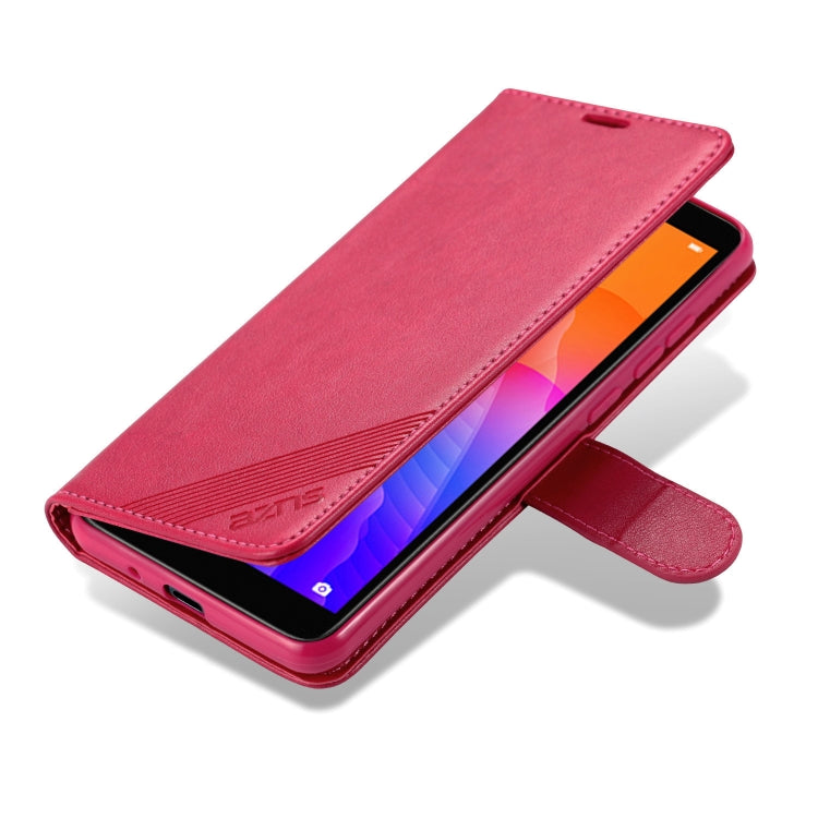 For Huawei Y5p AZNS Sheepskin Texture Horizontal Flip Leather Case with Holder & Card Slots & Wallet(Red) - Huawei Cases by AZNS | Online Shopping UK | buy2fix