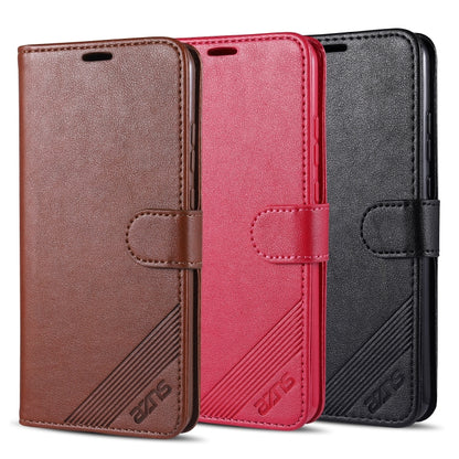 For Huawei Y5p AZNS Sheepskin Texture Horizontal Flip Leather Case with Holder & Card Slots & Wallet(Red) - Huawei Cases by AZNS | Online Shopping UK | buy2fix