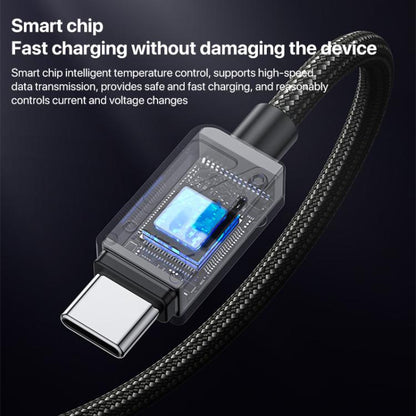 Yesido CA135C 18W 3A USB to USB-C / Type-C Zinc Alloy Data Cable, Length:1.2m(Black) - USB-C & Type-C Cable by Yesido | Online Shopping UK | buy2fix