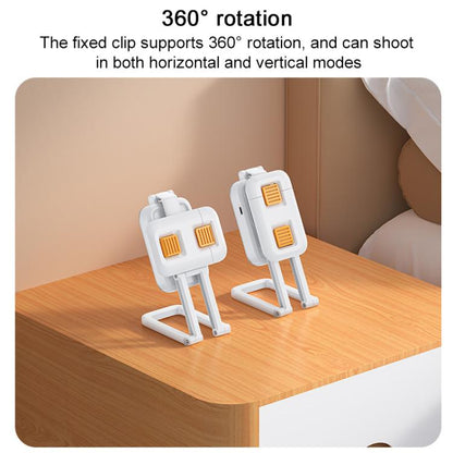 Yesido DH10 Fill Light Selfie Stick Phone Live Broadcast Holder(White) - Desktop Holder by Yesido | Online Shopping UK | buy2fix