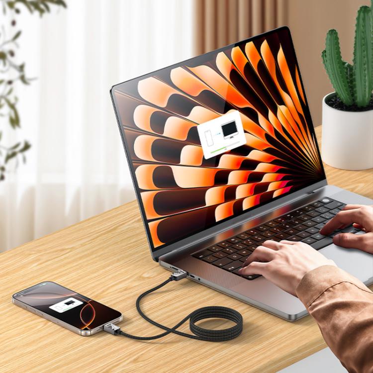 Yesido CA196 60W 3A USB-C / Type-C to Type-C Zinc Alloy Data Cable, Length:1.2m(Black) - USB-C & Type-C Cable by Yesido | Online Shopping UK | buy2fix