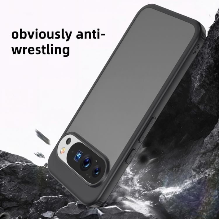 For Google Pixel 10 Pro Armor Clear TPU Hybrid PC Phone Case(Pink) - Google Cases by buy2fix | Online Shopping UK | buy2fix