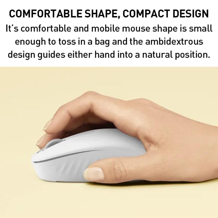 Logitech M196 1000DPI Bluetooth Wireless Mouse(White) - Wireless Mice by Logitech | Online Shopping UK | buy2fix