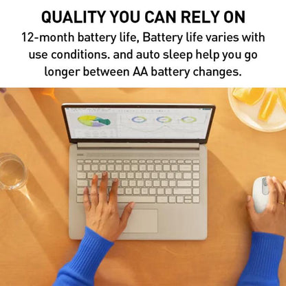 Logitech M196 1000DPI Bluetooth Wireless Mouse(White) - Wireless Mice by Logitech | Online Shopping UK | buy2fix