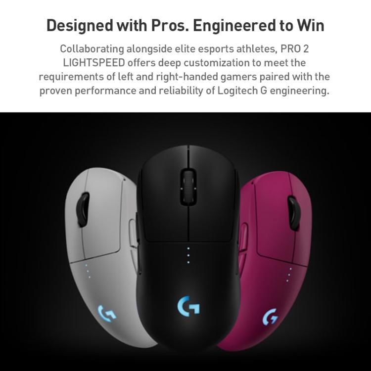 Logitech Pro 2 LIGHTSPEED Wireless Gaming Mouse(Black) - Wireless Mice by Logitech | Online Shopping UK | buy2fix