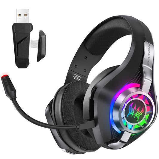 KOTION EACH GS400 Ultra Over Ear Bluetooth Wired 2.4GHz Tri-mode Gaming Headset(Black) - Multimedia Headset by KOTION EACH | Online Shopping UK | buy2fix