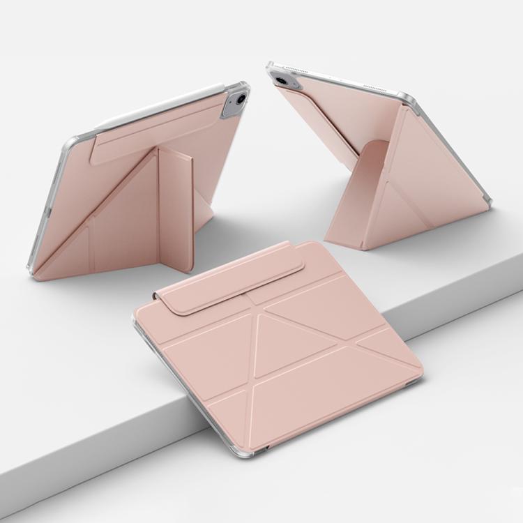 For iPad 2025 / 2022 Four-corner Anti-collision Magnetic Double-sided Clip Tablet Case(Pink) - iPad 2025 / 2022 Cases by buy2fix | Online Shopping UK | buy2fix