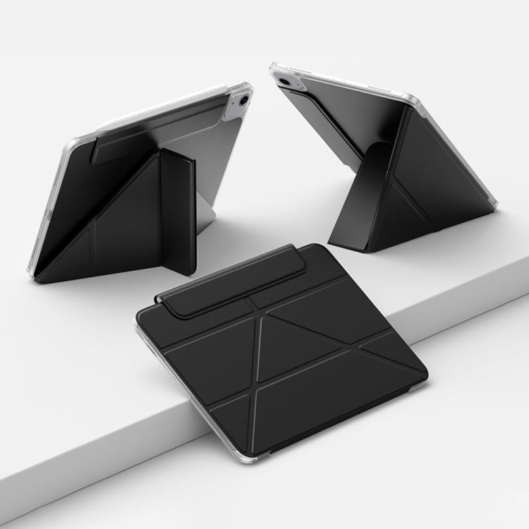 For iPad Air 11 2025 / 2024 Four-corner Anti-collision Magnetic Double-sided Clip Tablet Case(Black) - iPad Air 11 2025 / 2024 Cases by buy2fix | Online Shopping UK | buy2fix