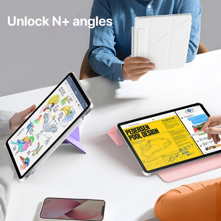 For iPad Pro 11 2022 / 2021 Four-corner Anti-collision Magnetic Double-sided Clip Tablet Case(Black) - iPad Pro 11 (2022/2021) Cases by buy2fix | Online Shopping UK | buy2fix