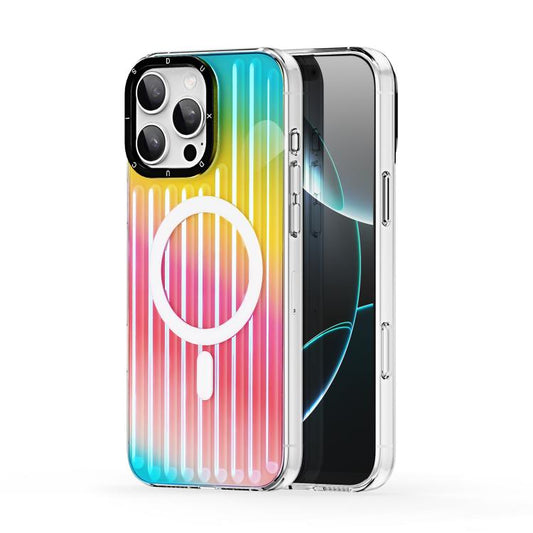 For iPhone 16 Pro Max DUX DUCIS ZEST Series Colorful Gradient MagSafe Magnetic Phone Case(Gradient Rainbow) - iPhone 16 Pro Max Cases by DUX DUCIS | Online Shopping UK | buy2fix