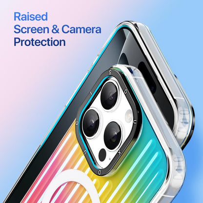 For iPhone 16 Pro Max DUX DUCIS ZEST Series Colorful Gradient MagSafe Magnetic Phone Case(Gradient Rainbow) - iPhone 16 Pro Max Cases by DUX DUCIS | Online Shopping UK | buy2fix