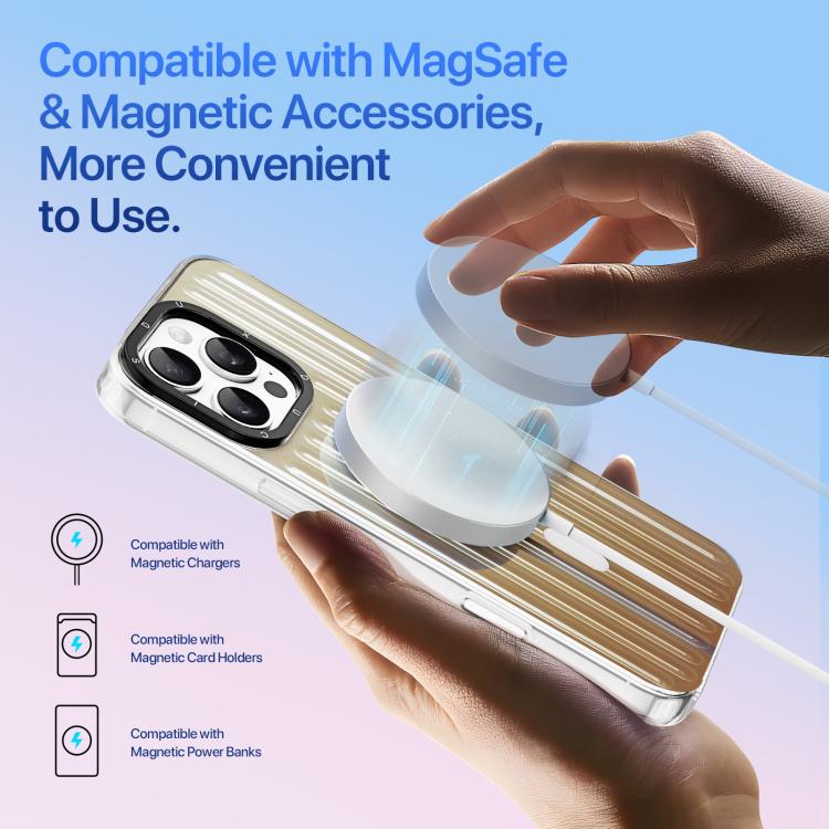 For iPhone 16 Pro Max DUX DUCIS ZEST Series Colorful Gradient MagSafe Magnetic Phone Case(Gradient Desert Gold) - iPhone 16 Pro Max Cases by DUX DUCIS | Online Shopping UK | buy2fix