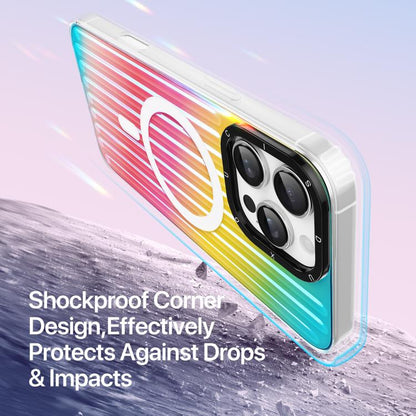 For iPhone 16 Pro DUX DUCIS ZEST Series Colorful Gradient MagSafe Magnetic Phone Case(Gradient Rainbow) - iPhone 16 Pro Cases by DUX DUCIS | Online Shopping UK | buy2fix