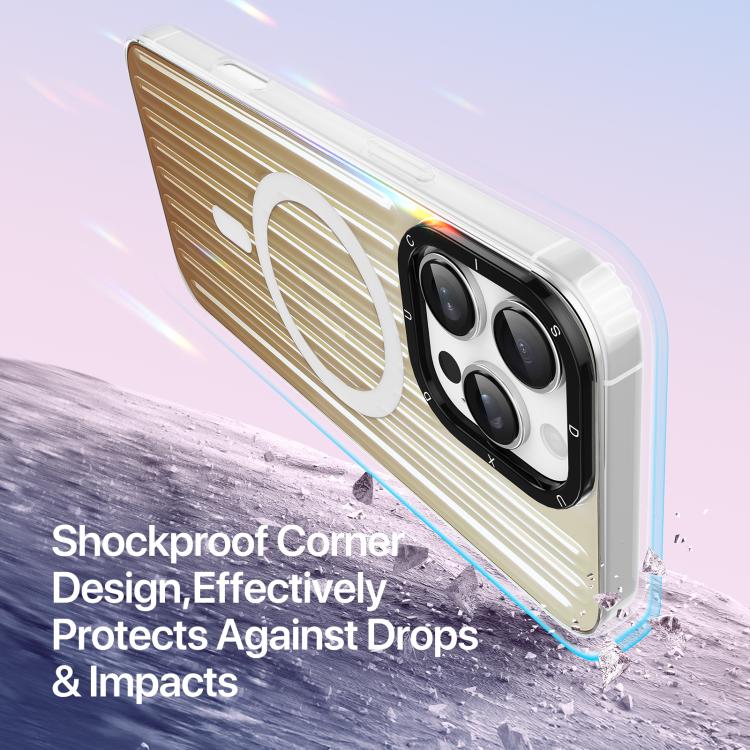 For iPhone 16 Pro DUX DUCIS ZEST Series Colorful Gradient MagSafe Magnetic Phone Case(Gradient Desert Gold) - iPhone 16 Pro Cases by DUX DUCIS | Online Shopping UK | buy2fix