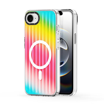 For iPhone 16e DUX DUCIS ZEST Series Colorful Gradient MagSafe Magnetic Phone Case(Gradient Rainbow) - iPhone 16e Cases by DUX DUCIS | Online Shopping UK | buy2fix