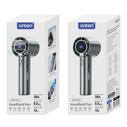 Onten F10 100-speed High-speed Turbine Handheld Fan(Grey) - Electric Fans by Onten | Online Shopping UK | buy2fix