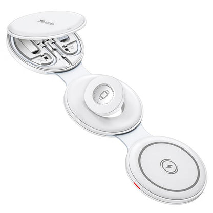 Yesido DS29 5 in 1 Foldable Wireless Charger for Phone / Watch / Earphone(White) - Wireless Charger by Yesido | Online Shopping UK | buy2fix