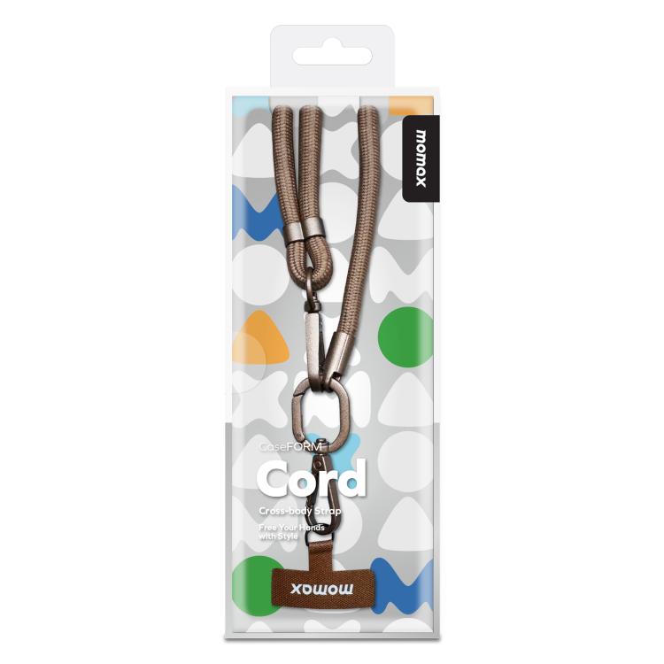 MOMAX SR39 Cord Phone Braided Lanyard(Desert Gold) - Lanyards & Wrist Straps by MOMAX | Online Shopping UK | buy2fix