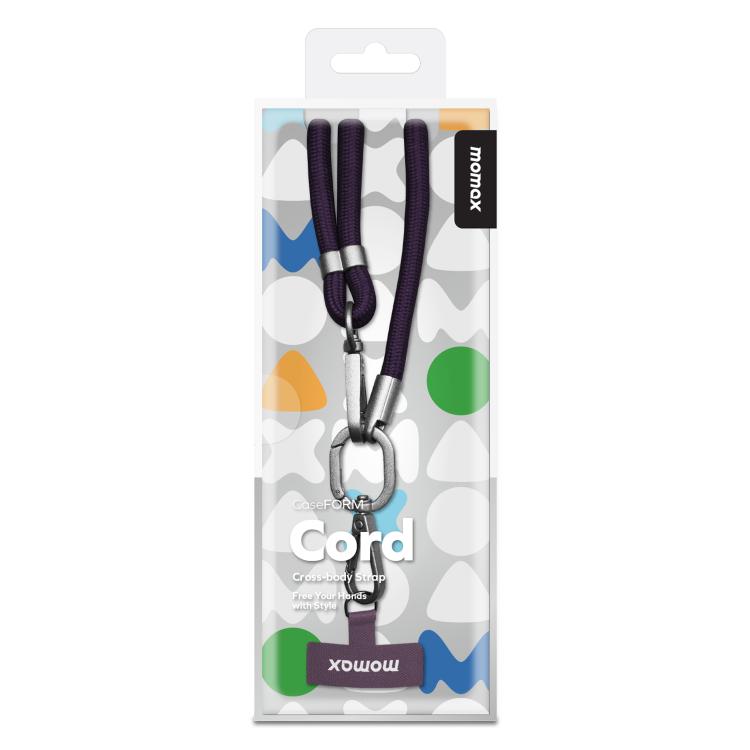 MOMAX SR39 Cord Phone Braided Lanyard(Purple) - Lanyards & Wrist Straps by MOMAX | Online Shopping UK | buy2fix