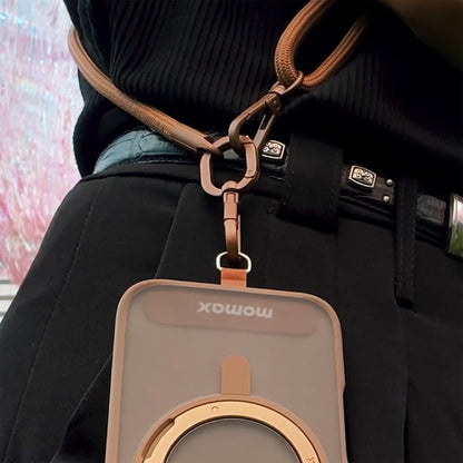 MOMAX SR39 Cord Phone Braided Lanyard(Purple) - Lanyards & Wrist Straps by MOMAX | Online Shopping UK | buy2fix